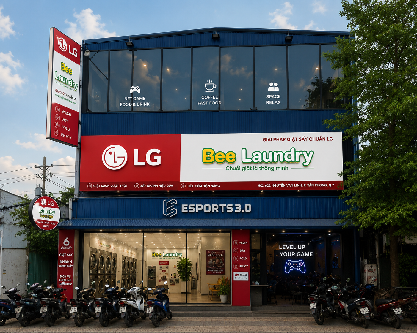 Mô hình premium - Giặt sấy thông minh