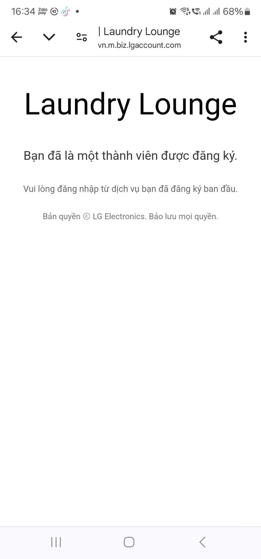 App quản trị cho giặt sấy tự động LG