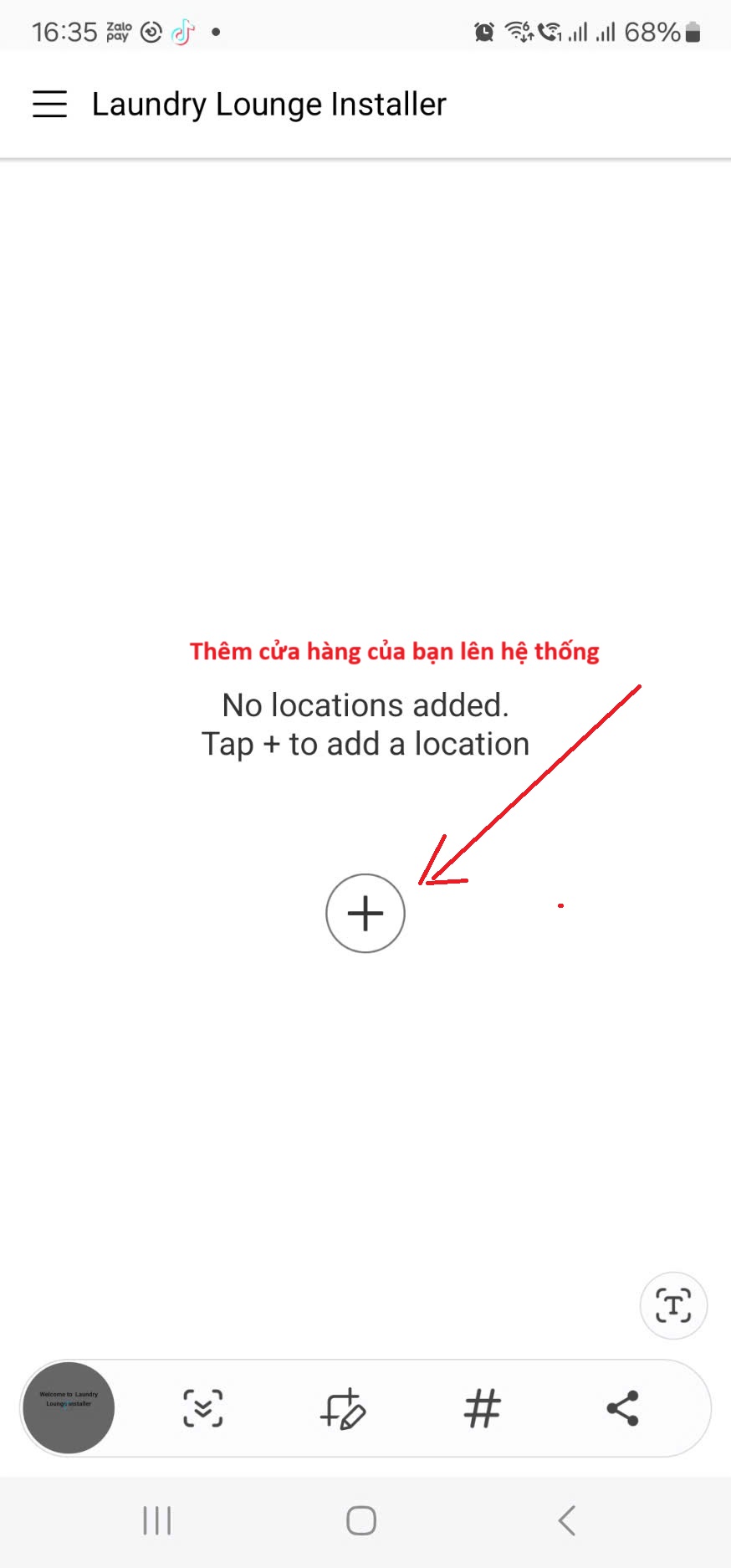 App quản trị cho giặt sấy tự động LG