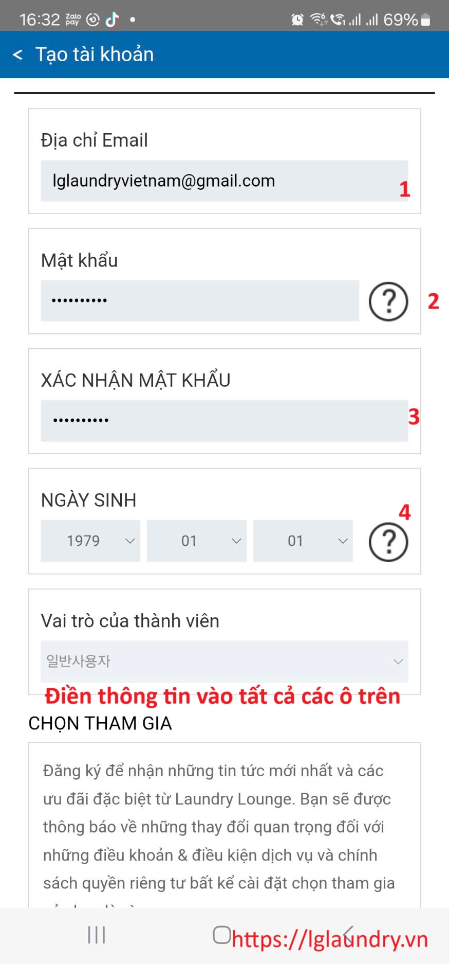Giặt sấy tự động LG