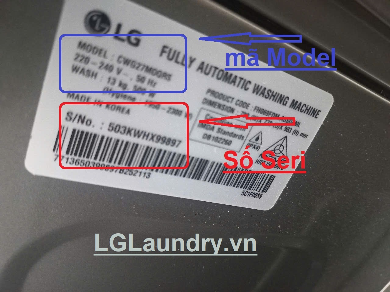 Bảo hành máy giặt công nghiệp LG chính hãng LGVN