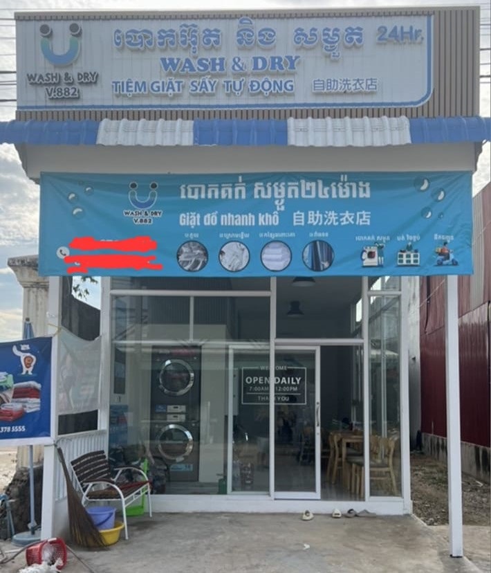 chi phí đầu tư giặt sấy tự động LG