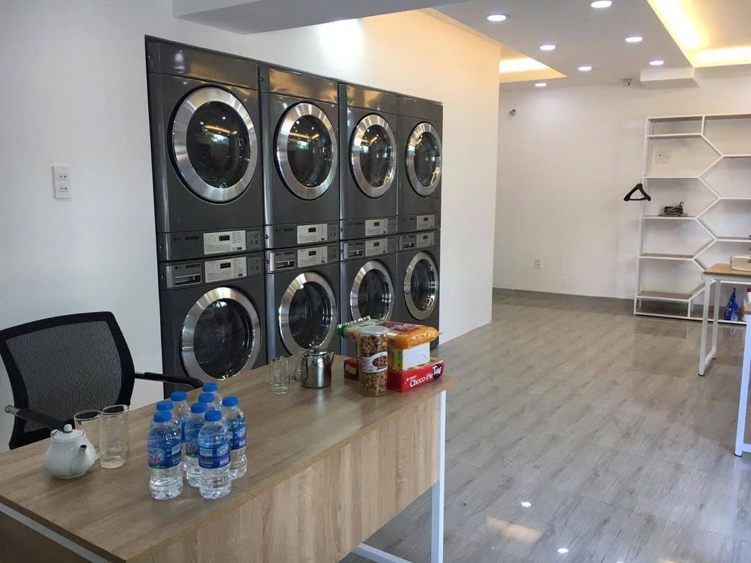 chi phí đầu tư giặt sấy tự động LG