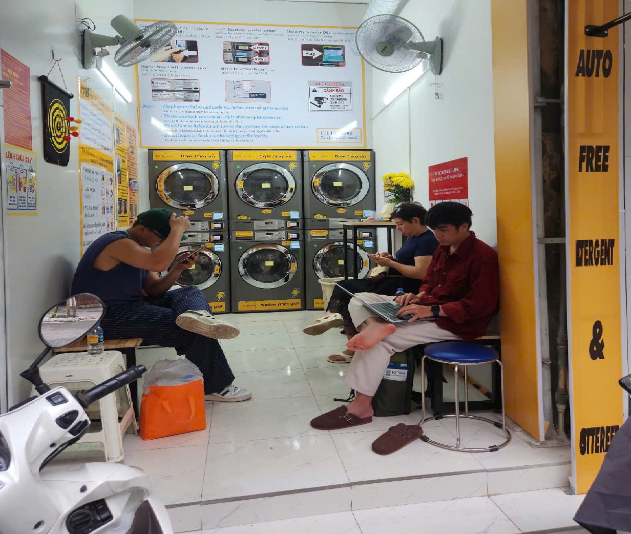 Giặt sấy tự động LG