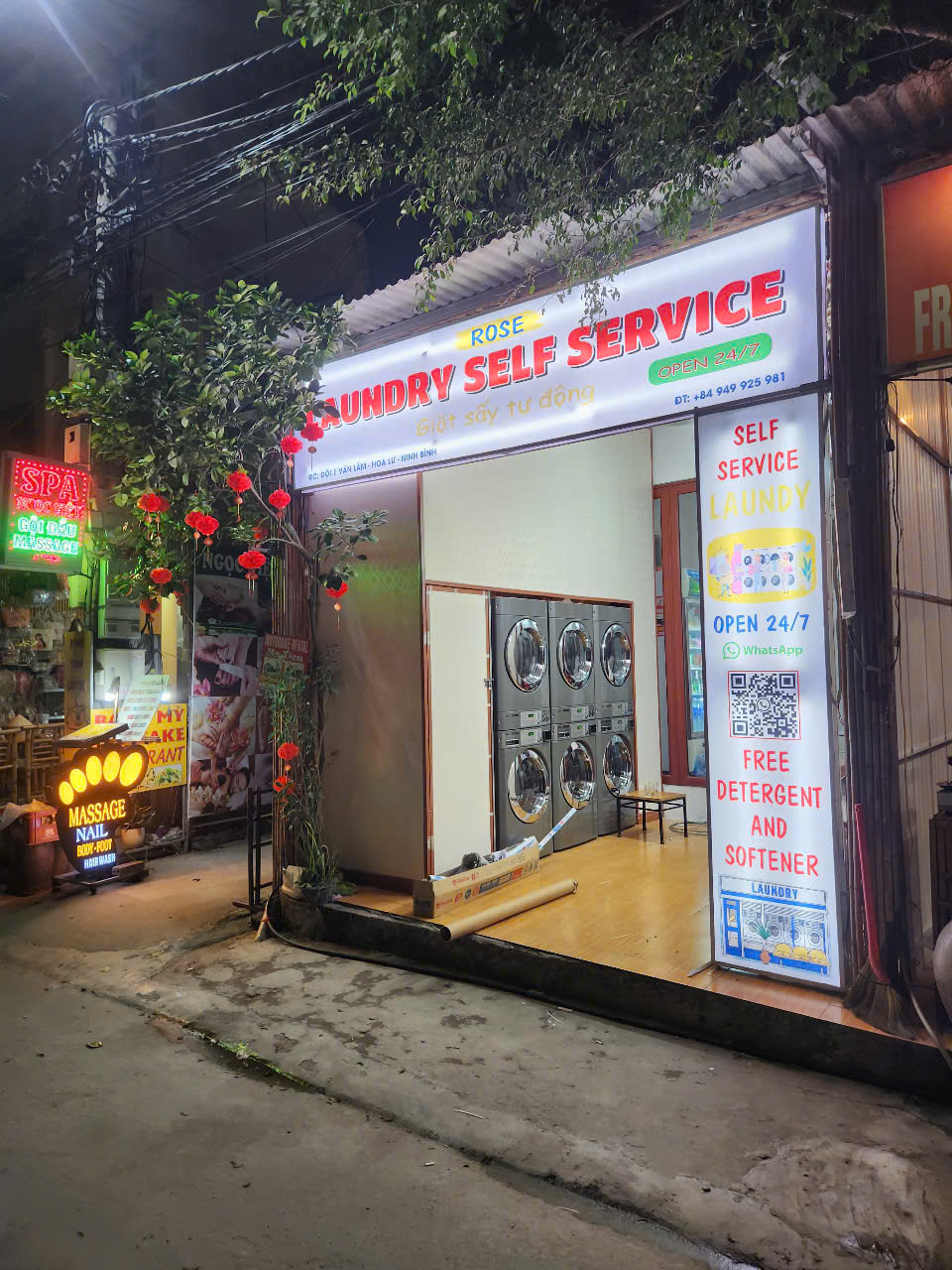 kinh doanh giặt sấy tự động